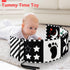 Black and White Baby Toys, High Contrast Newborn Toys 0-3 Months Brain Development, Tummy Time Toys, Soft Baby Book, Infant Sensory Toys 0-6-12 Mo...