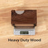 IMEEA Tape Dispenser Natural Walnut Wood Desktop Tape Dispenser Tape Cutter for Gift Wrapping Office Home School and Crafts...