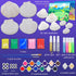 58 PCS Kids Arts & Crafts Painting Gifts for Boys Girls - Sea Shell Glow in the Dark Painting Kit 16 Real Shell Creative Activity DIY Craft Kits T...