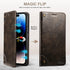 SINIANL Compatible with iPhone 15 Pro Case Wallet, for iPhone 15 Pro Wallet Case with Magnetic Kickstand Credit Card Holder Leather Folio Case Fli...