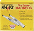 School Smart Dry Erase Marker, Low Odor, Chisel Tip, Black, 40 lb - 24 Inches x 1000 Feet, Pack of 12, White...