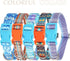 Orange Dog Collar for Large Dogs, Cute boy Girl Dog Collar with Tribal Ethnic Aztec Patterns,Adjustable Comfy Soft Dog Collar Pet Cat Collar for X...