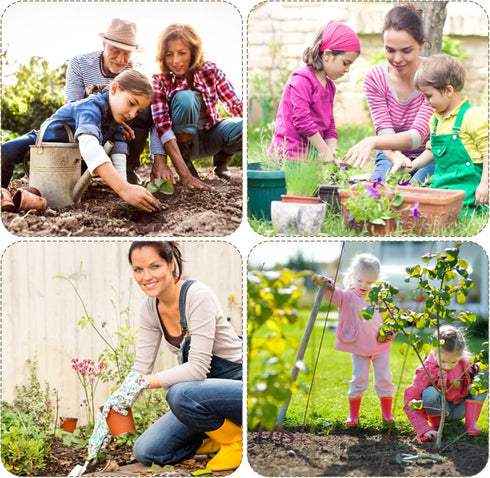 Weeding Artifact Uprooting Weeding Tool, 4 Teeth Hand Weeder Tool Stand Up Dual Purpose Rake with Rubber Handle Pulling Stainless Steel Multifunct...