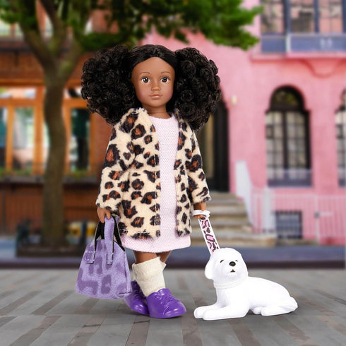 Lori – Mini Doll & Toy Dog – 6-inch Doll & Bichon Frise Pup – Play Set with Outfit, Animal & Accessories – Playset for Kids – 3 Years + – Ariah & ...