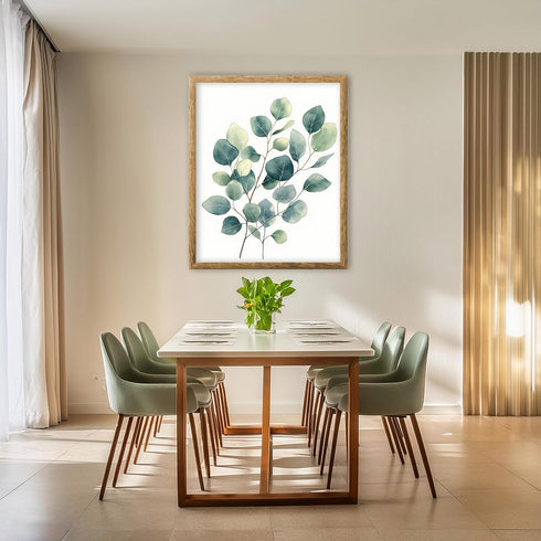 Posterizer 1 pcs-plant leaves-Chic art for plant lovers 9-Floral & Botanical Art-Workplace & Office Art-Living Room Bedroom Decor- unframed wall a...