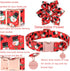 Christmas Dog Collar with Flower, Christmas Flower Collar for Puppy Girl Boy Dog or Cat, Comfortable Dog Collar Flower with Durable Metal Buckle, ...