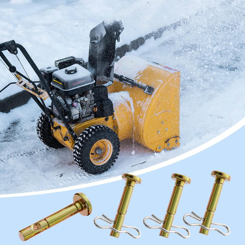 20 Set Shear Pins and Cotter Pins for Snowblower 738-04124A and 714-04040 Replacement Shear Pin Works with MTD Cub Cadet Troy Bilt Snowblower Snow...