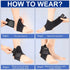 Kids/Youth Ankle Brace, Adjustable Breathable Ankle Support Plantar Fasciitis Compression Sleeve Foot Brace Heel Protector Wrap for Protection Ten...