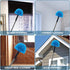 Blue Robust Cobweb Duster Head Brush - Superior Twist-On Web Cleaning Tool - Spider Web Remover Brush Compatible with Standard 3/4 Inch Threaded P...