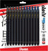 Pentel Energel 0.7 Kuro Gel Pen - Medium Line - 12 Pack Of 6 Black & 6 Blue...