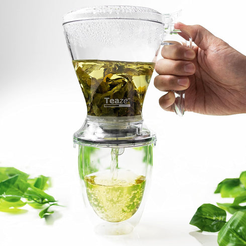Tea Infuser for Loose Leaf Tea, Round, Clear...