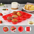 Silicone Muffin Pan, 12 Cups Non Stick Cupcake Pan, Great for Making Muffin Cakes, Bread, Tart, BPA Free and Dishwasher Safe...