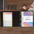Samsill Economy 2 Inch 3 Ring Binder, Made in The USA, Round Ring Binder, Non-Stick Customizable Cover, Black (?12600)...
