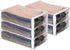 Set of 5 Clear Vinyl Zippered Storage Bags 11 x 15 x 4 Inch...