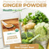 Healthworks Superfoods Organic Ginger Powder - 8 Oz - Ground, Raw & All-Natural - Keto, Vegan - Great with Coffee, Tea & Juices - Superfood/Spice...