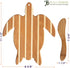 Totally Bamboo Sea Turtle Charcuterie Board with Spreader Knife Gift Set, 11-1/2" x 8-5/8"...