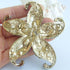 Sindary Charming 3.15" Austrian Crystal Starfish Brooch Pin Pendant BZ4824 (Gold-Tone Multicolor)...