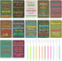 12 Pcs Mini Inspirational Notebooks Bulk with 12 Pcs Colorful Pens, Small Pocket Journal Notepads Set, Motivational Bulk Gifts for Women Men Teach...