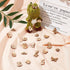 arricraft 100 Pcs Animal Style Wooden Sewing Buttons, 2-Hole Rabbit Butterfly Bear Sewing Buttons, Unfinished Wood Decorative Buttons for Sewing C...