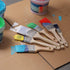 Bates- Paint Brushes, 6 Pack, Treated Wood Handle, Paint Brushes for Walls, Stain Brush, Wall Paint Brushes, Paint Brush, Furniture Paint Brush, P...