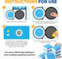 Washing Machine Cleaner Tablets 24 pack Powerful Descaler -Deep Cleaning for HE Front Loader & Top Load Washer Septic Safe Eco-Friendly Deodorizer...