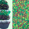 Jungle Camoflage Edible Gaming Woodlands Confetti Sprinkles Cake Cookie Cupcake IceCream Donut Quins - 6oz Bag...