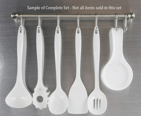Reston Lloyd 05306M Calypso Basics 100% Melamine, Spoon, White (Pack of 6)...