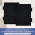 8 Pack Replacement Air Filters for Microwave Oven, Premium Activated Charcoal Air Filters Compatible with Whirlpool Over The Range Microwaves YKML...