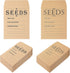 100 PCS Seed Packets Envelopes, Small Paper Envelopes for Seeds, 4.7x3.2" Self Sealing Kraft Seed Saving Envelopes with Printed Seed Collecting Te...
