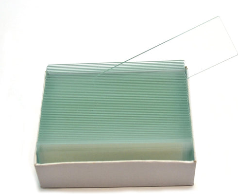 Eisco Labs Microscope Glass Slide - Plain - Pack of 50, Size 75 x 25 mm Thickness 1.1-1.2...