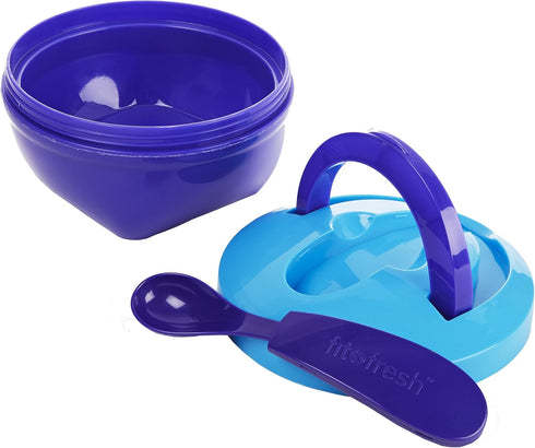 Fit & Fresh Kid's Spill-Proof Meal Container, 14 ounce capacity, Colors may vary...