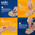 2 Pair Metatarsal Pads - Ball of Foot Cushions for High Heel Comfort - Heel Inserts - 0.12in Thick Morton's Neuroma Relief Pads - Foot Pads for Ba...