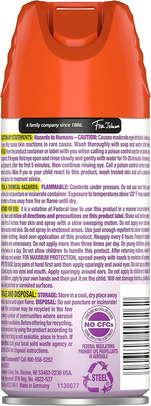 OFF! FamilyCare Insect & Mosquito Repellent Aerosol, Bug Spray Made with Picaridin for Everyday Use, 5 oz...