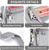 Clear Crossbody Purse Bag, Clear Bag Stadium Approved with Front Pocket for Concerts Sports Festivals...