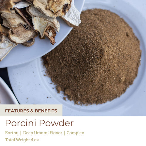 Fresh & Wild | Dried Porcini Powder | All Natural, Vegan, Gluten-Free | For Cooking in Pasta, Risotto, Soup, Casseroles and More| 4 oz | Gourmet, ...