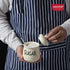 HAOTOP Porcelain Sugar Bowl with Lid and Spoon 12oz (Beige)...