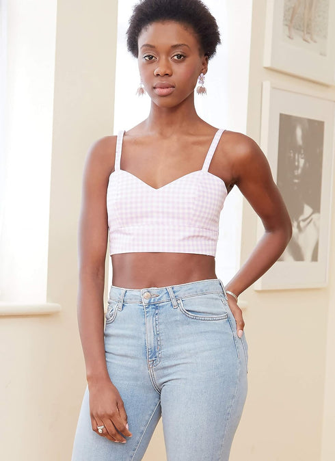 McCall Pattern Company McCall's M79585A Women's Close Fit Crop Tank Top Sewing Patterns, Sizes 4-22, various, WHITE...