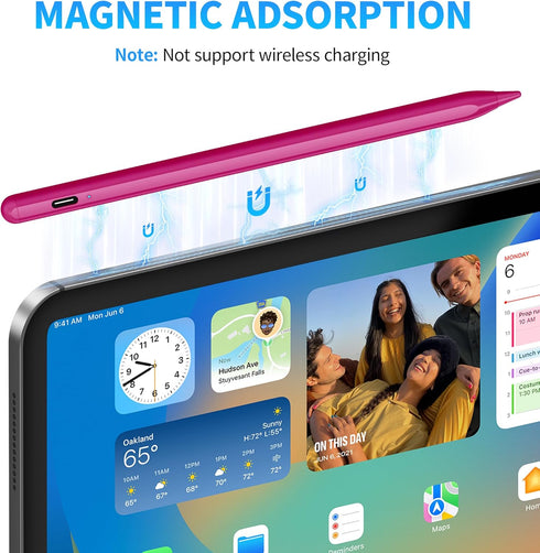 DRYMOKINI Stylus Pen, Active Stylus Pen Touch Screens Compatible for Android and iOS Tablet/Phones, Rechargeable Universal Stylus Pencil Compatibl...