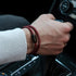 globi Leather Bracelet For Men | Genuine Wrap Braided Leather Cuff Bangle Bracelet with Magnetic Stainless Steel Clasp For Men/Women...