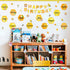 63 Pcs Bee Themed Birthday Bulletin Board Sets Paper Cutouts with Glue Point Bee Birthday Classroom Bulletin Board Display Bee Theme Birthday Char...