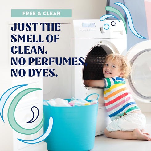 Cleancult Laundry Detergent Sheets - 3 Stain Fighting Enzymes - Concentrated Liquidless Laundry Detergent Sheets - Fragrance Free - 60 Loads - Fre...