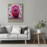 Posterizer 1 pcs-neon colorful abstract street art of a roaring lion -2-Art for Animal Lovers-Abstract & Modern Art-Gift for Street Art, Mural Fan...