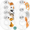 Baby Closet Size Dividers - 7X Safari Nursery Closet Dividers for Baby Clothes - Elephant Giraffe Zebra Lion Monkey Cheetah Nursery Decor - Baby C...