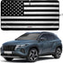 Windshield Sun Shade - American Flag Design, High-Resolution Sun Visor for Car, Truck, SUV with Mirror Cut-Out for Interior Sun Protection, Foldab...