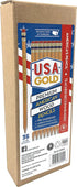 Rose Art U.S.A. Gold Pre-Sharpened American Wood Cased #2 HB Natural Pencils, 36 Pack...