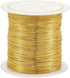 Pandahall 125 Feet Tarnish Resistant Copper Wire 26 Gauge Jewelry Beading Craft Wire for Jewelry Making (Golden)...