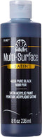 FolkArt Multi-Surface Acrylic Paint (8 oz), , Pure Black...