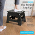 Handy Laundry - Folding Step Stool - Sturdy Enough Collapsible Stool to Support Adults and Safe Enough for Kids - Opens Easy with One Flip - Great...