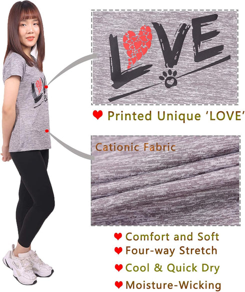Dog Shirts Love Puppy Shirt Mommy Dad/Pets Clothes, Sleeveless Vest T-Shirt Doggy Clothing Crewneck Womens Sweatshirt, Apparel for Dogs Cats Mom S...