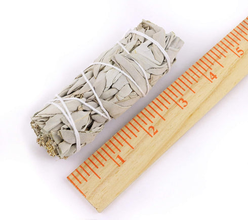 SOUL STICKS 4 Inch 12-Pack Organic California White Sage Smudge Sticks Bulk for Home Cleansing, Negative Energy Removal, Good Energy Meditation & ...